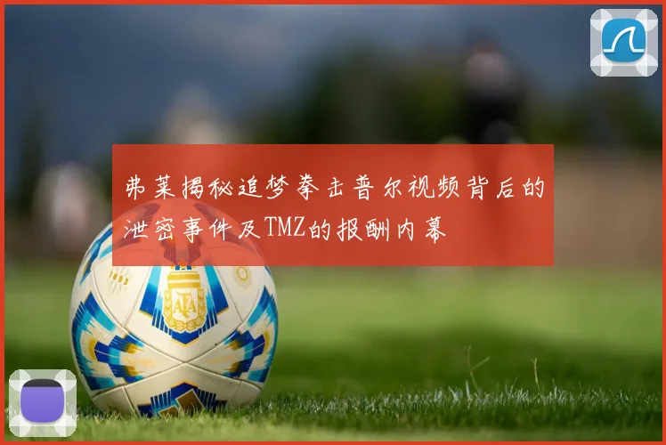 弗莱揭秘追梦拳击普尔视频背后的泄密事件及TMZ的报酬内幕