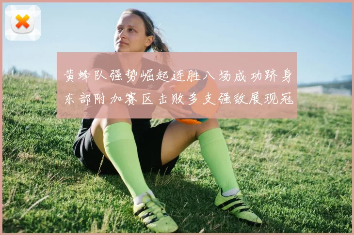 黄蜂队强势崛起连胜八场成功跻身东部附加赛区击败多支强敌展现冠军潜力
